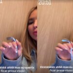 Virginia passa por situação curiosa ao chegar ao Rio e fica presa em banheiro após defeito na porta